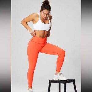 FABLETICS powerhold Orange High-Waisted 7/8 Leggings